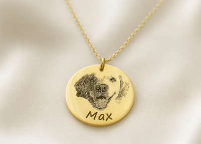 Personalized Pet Portrait Necklace