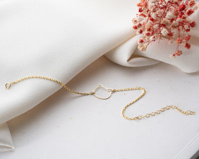 Cat Birthstone Bracelet