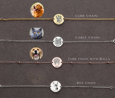 Personalized Pet Portrait Bracelet
