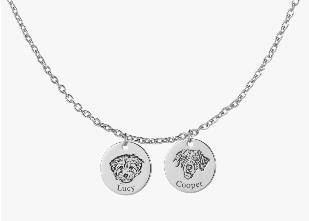 Personalized Pet Portrait Necklace